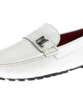 White Leather Comfort Shoes E6012