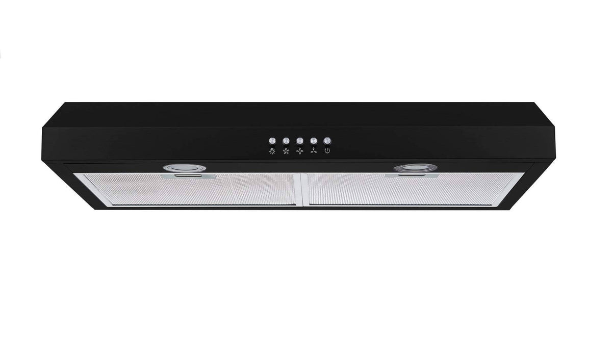 Black Convertible Under Cabinet Range Hood O21698