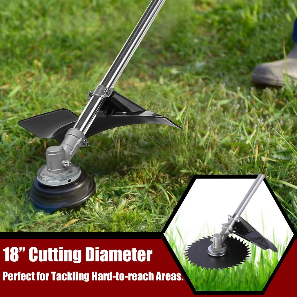 58cc Gas Powered 4-in-1 String Trimmer with 4 Detachable Head K498