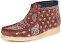 Brick Paisley Brown Print Wallabee Boots H75840