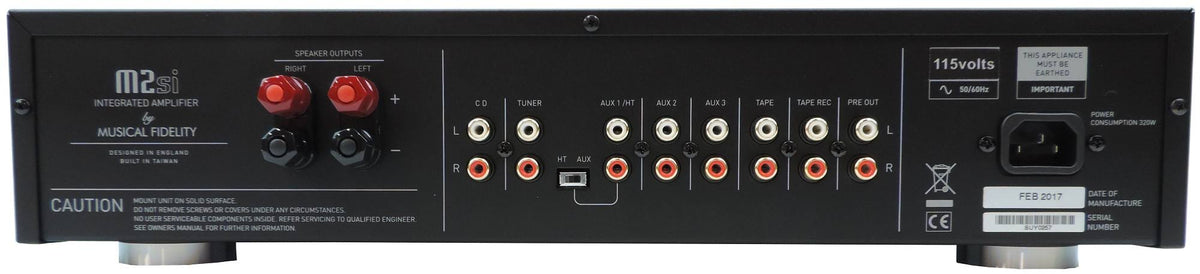 Black Stereo Integrated Amplifier O77214