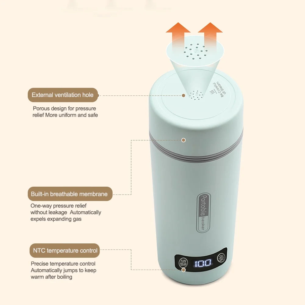 Portable Electric Kettle 350ml Stainless Steel T126882