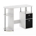Simplistic Computer Study Desk with Bin Drawers V48484