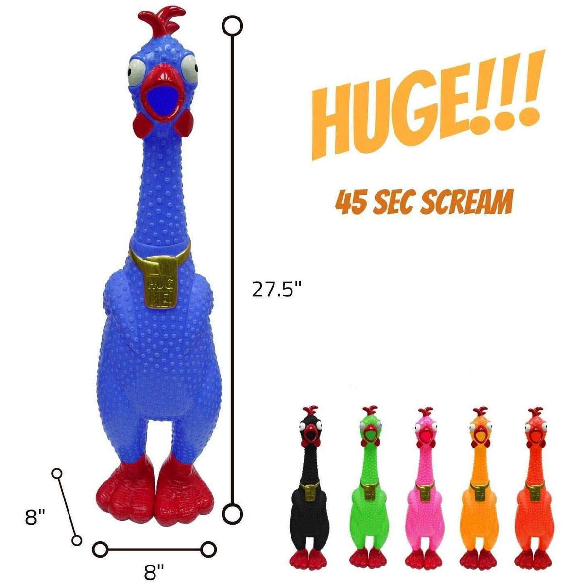 Squeaky Chicken Toy Z780