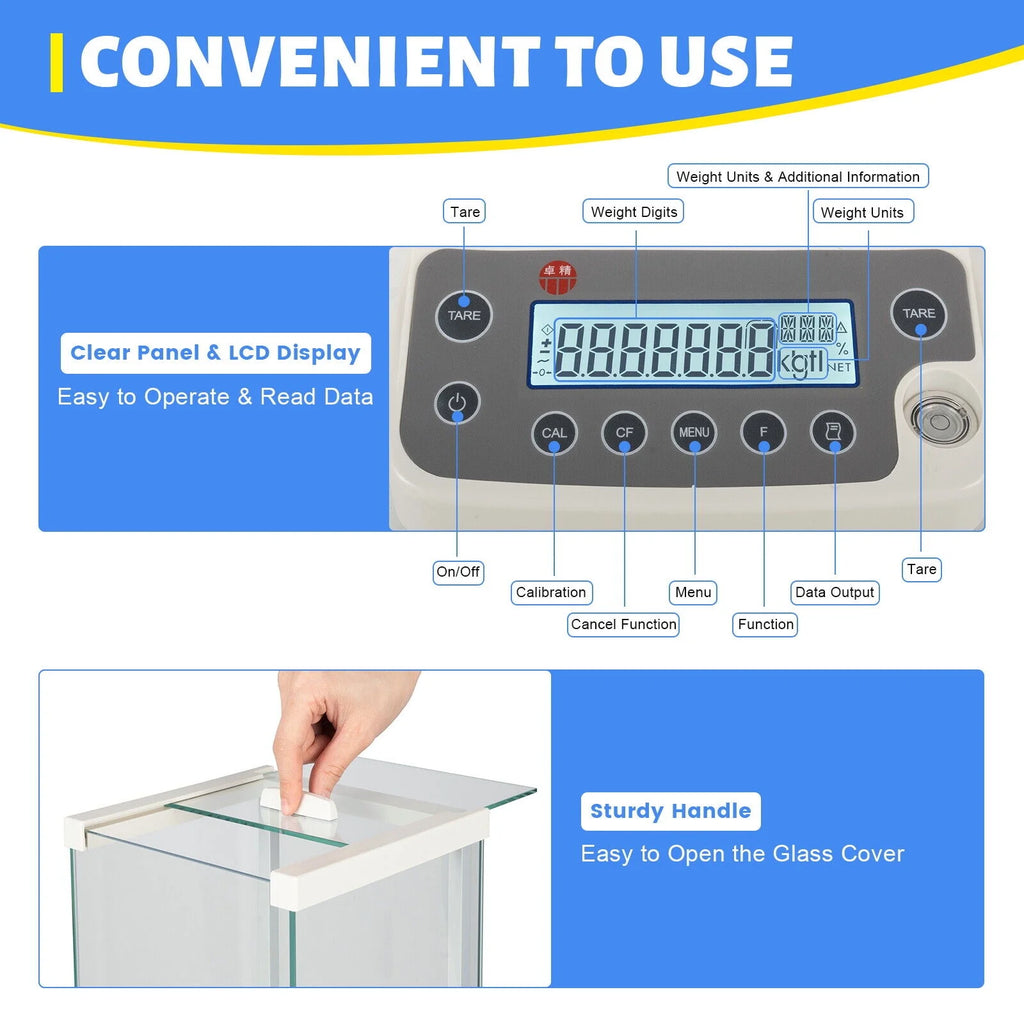 0.1 mg Electronic Analytical Balance G627