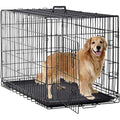 24-48 Inch Folding Wire Dog Crate with Double-Door A363361