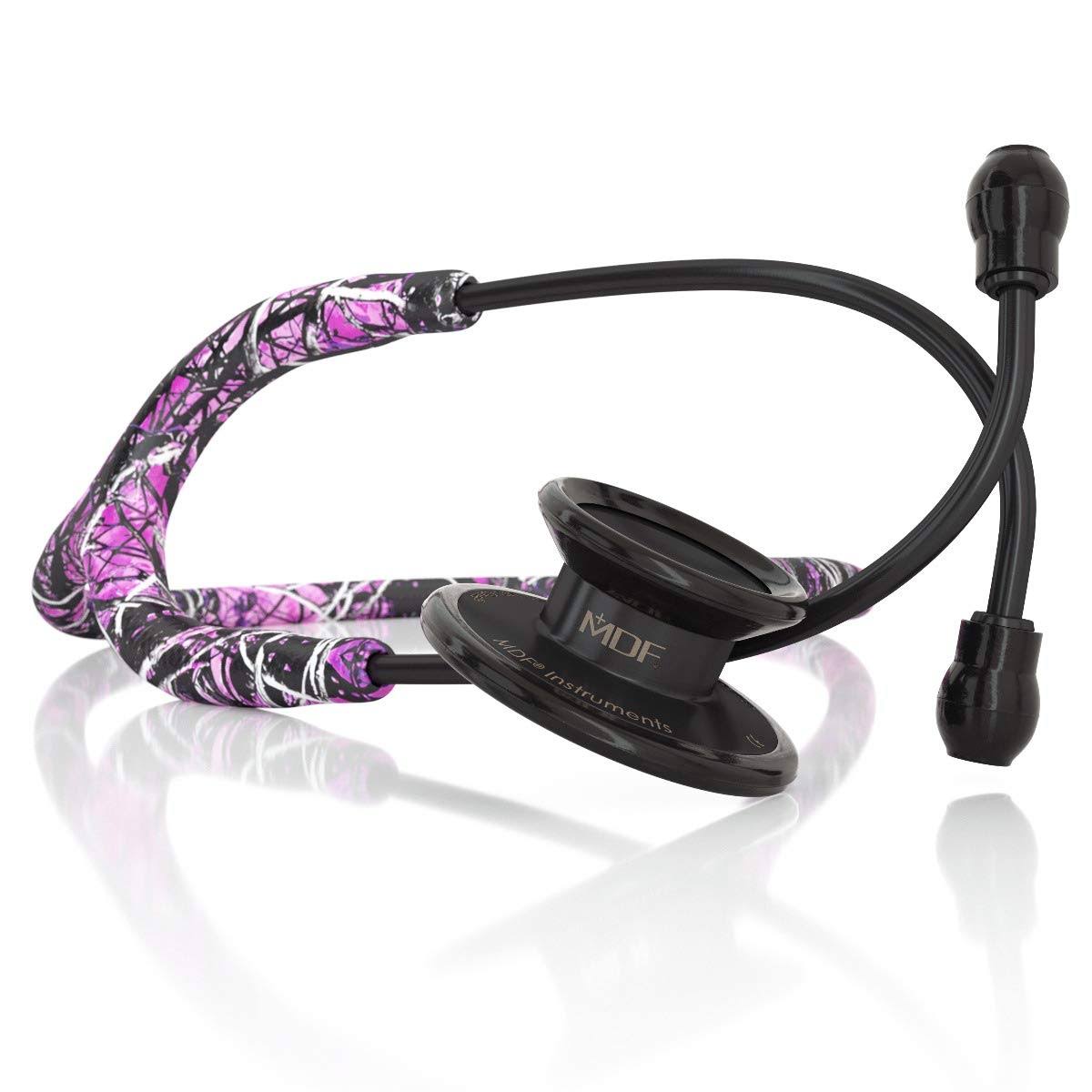 Black and Pink Camo Stethoscope E7736