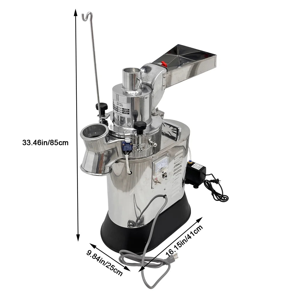 Electric Commercial Hammer Mill Herb Grain Grinder G894