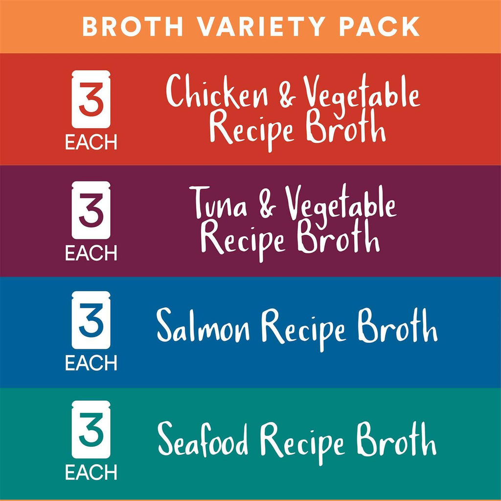 Wet Cat Meal Topper Broths Variety Pack A8754