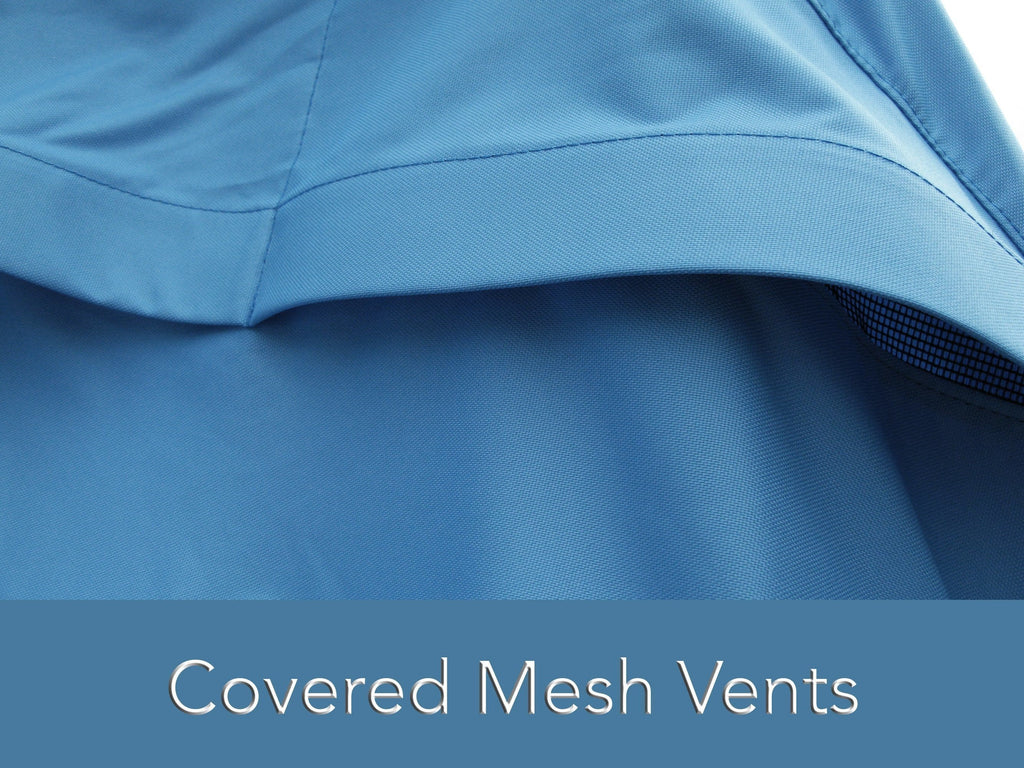 Blue Polyester Jet Ski Cover with Drawcord Hem F995723
