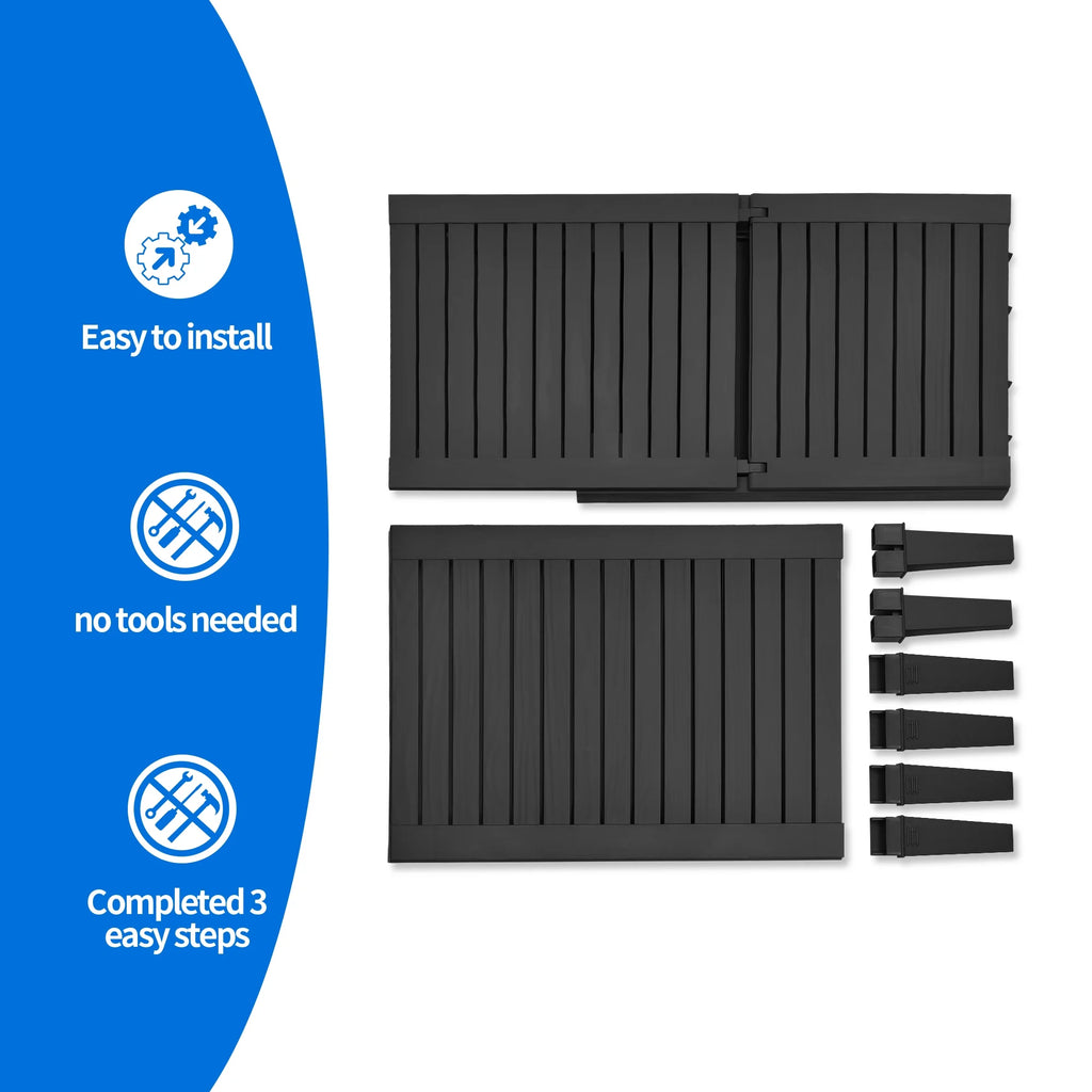 Black Adjustable Outdoor Lounge Chairs K2875