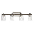 4 Light Bath Bar Satin Nickel/Gray N651599