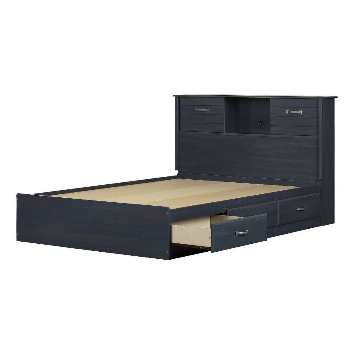 Full Storage Bed and Bookcase Headboard Set C795