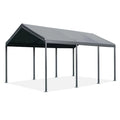10' x 20' Heavy Duty Portable Carport Gray R5902