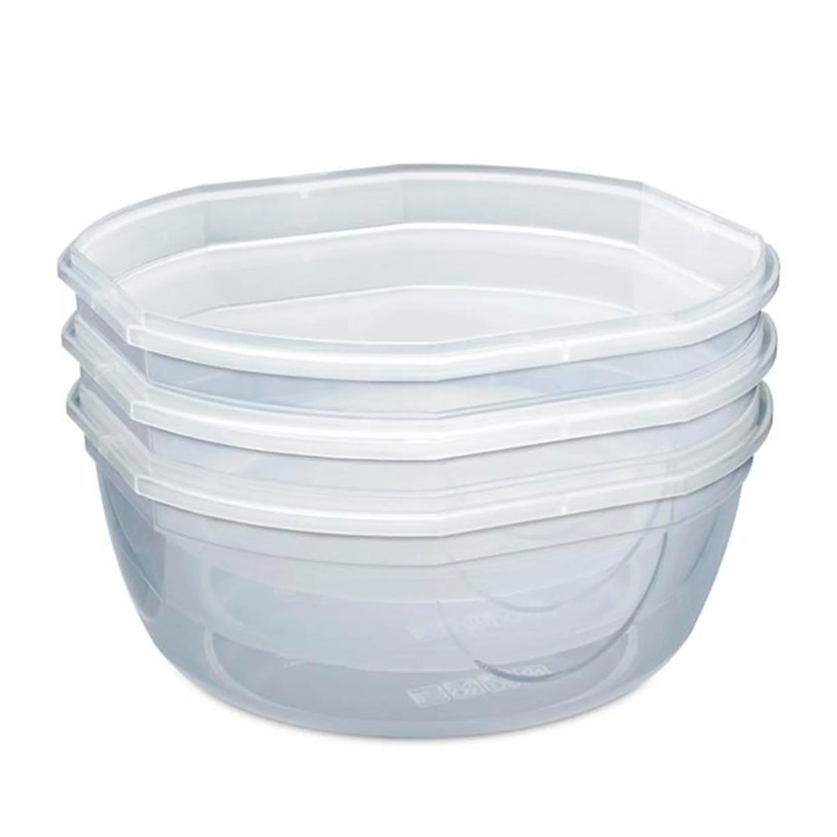 8.10 Quart Plastic Food Storage Bowl Container, 2 Pack H533853