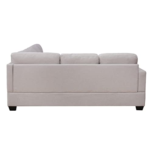 Beige U-Shape Sectional Sofa T113925