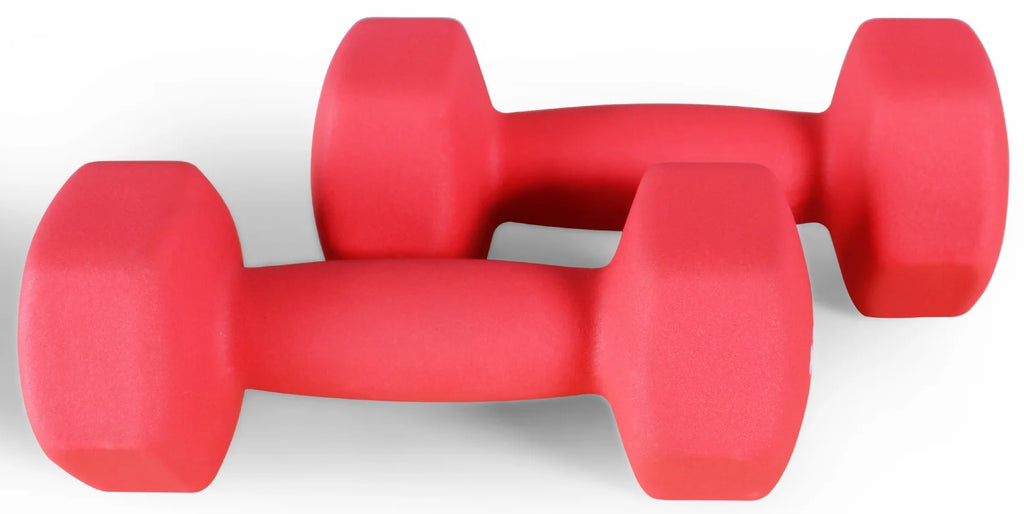 1 lbs Pair Vinyl Coated Dumbbells O364472