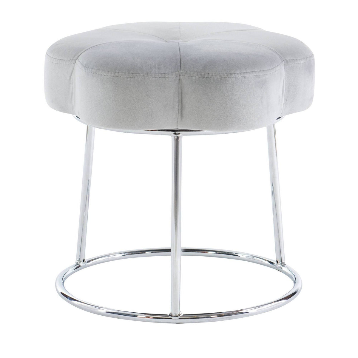 Gray Accent Vanity Stool P12801