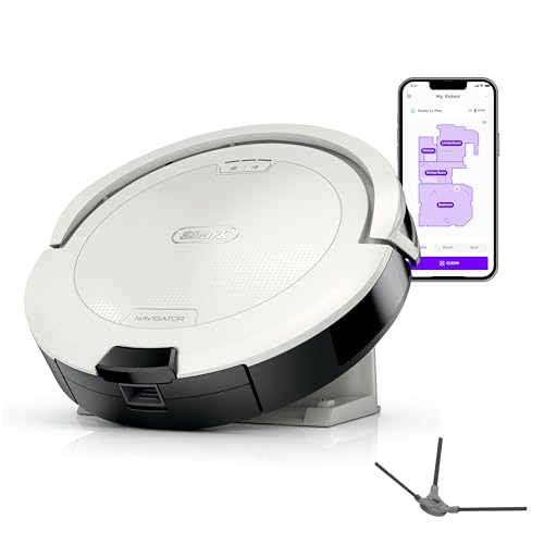 Robot Vacuum and Self-Empty Base with Bagless 60-Day Capacity, Grey T174