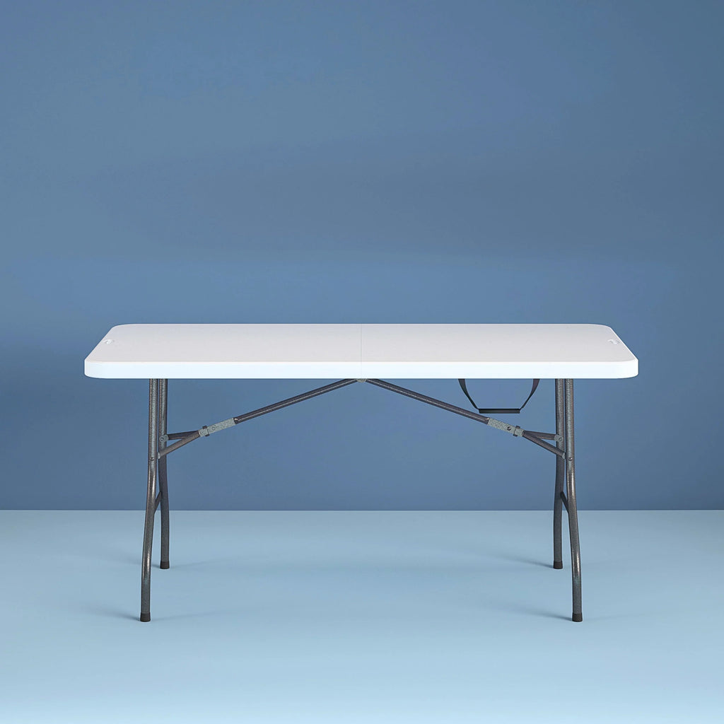 6 Foot Folding Table White Speckle K845994