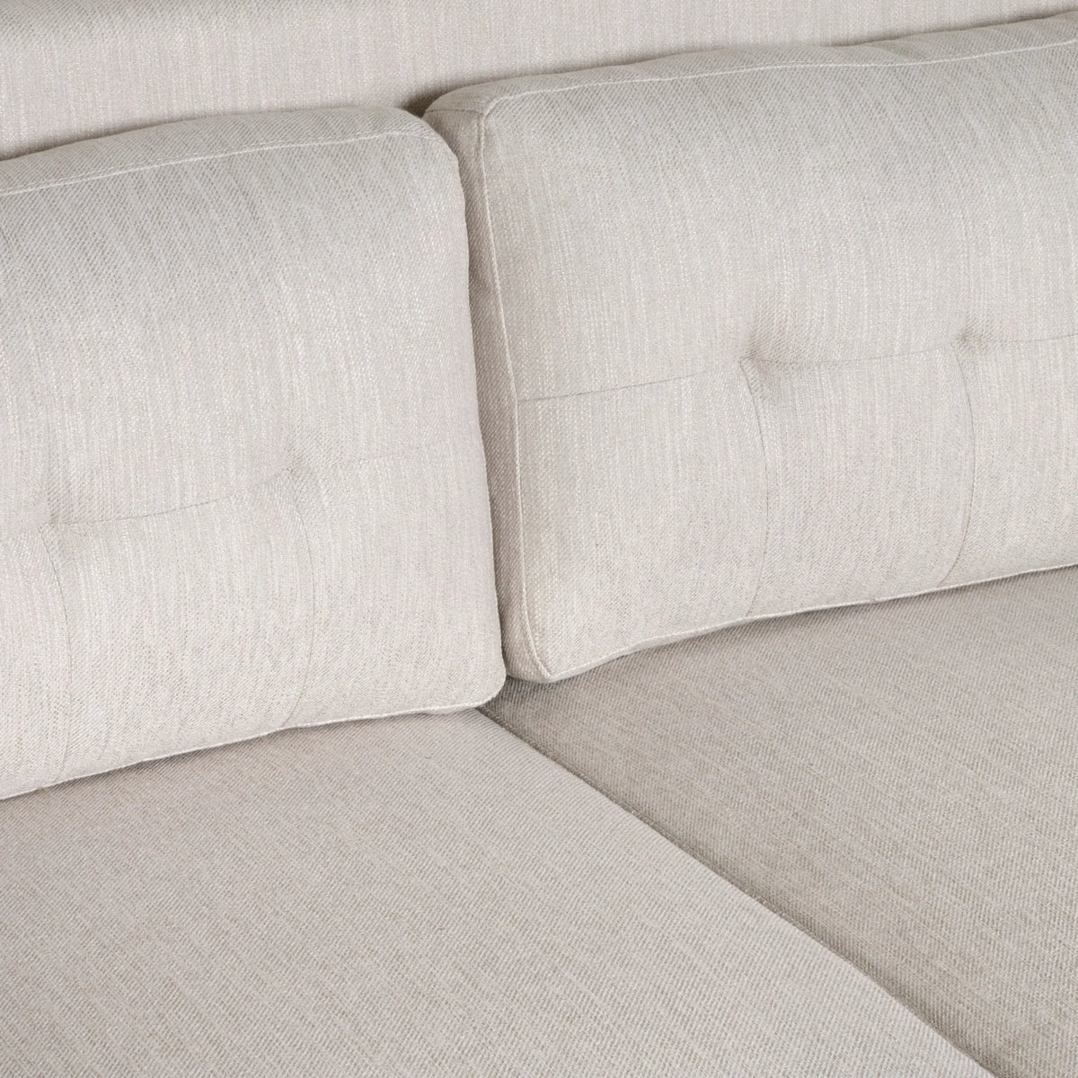 Beige Fabric Upholstered Loveseat B516216