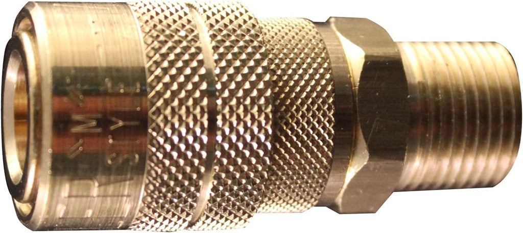 3/8" MNPT M Style Coupler - Box of 10 C618