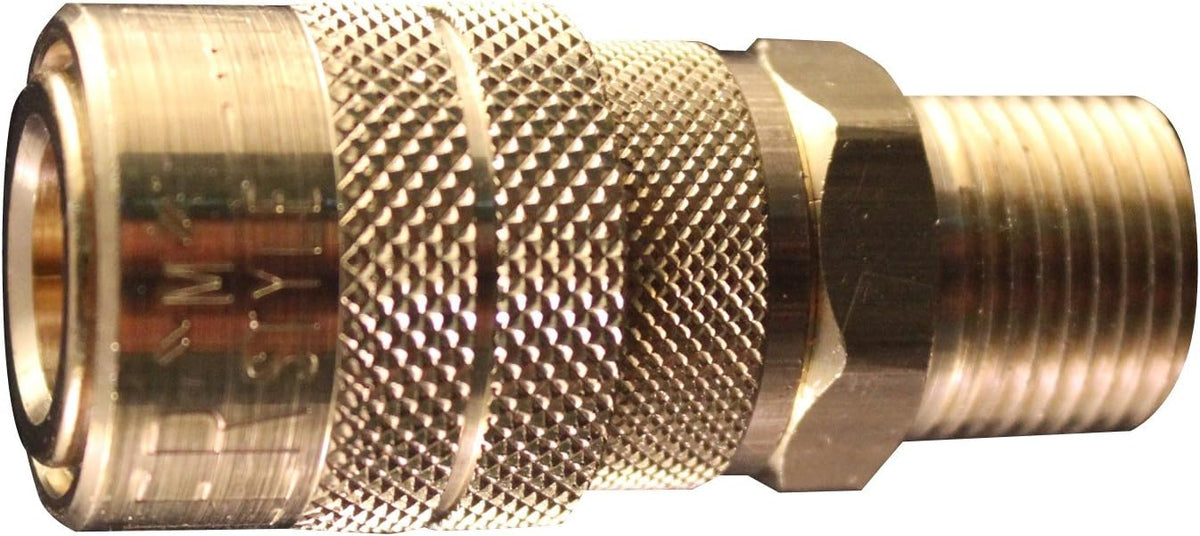 3/8" MNPT M Style Coupler - Box of 10 C618