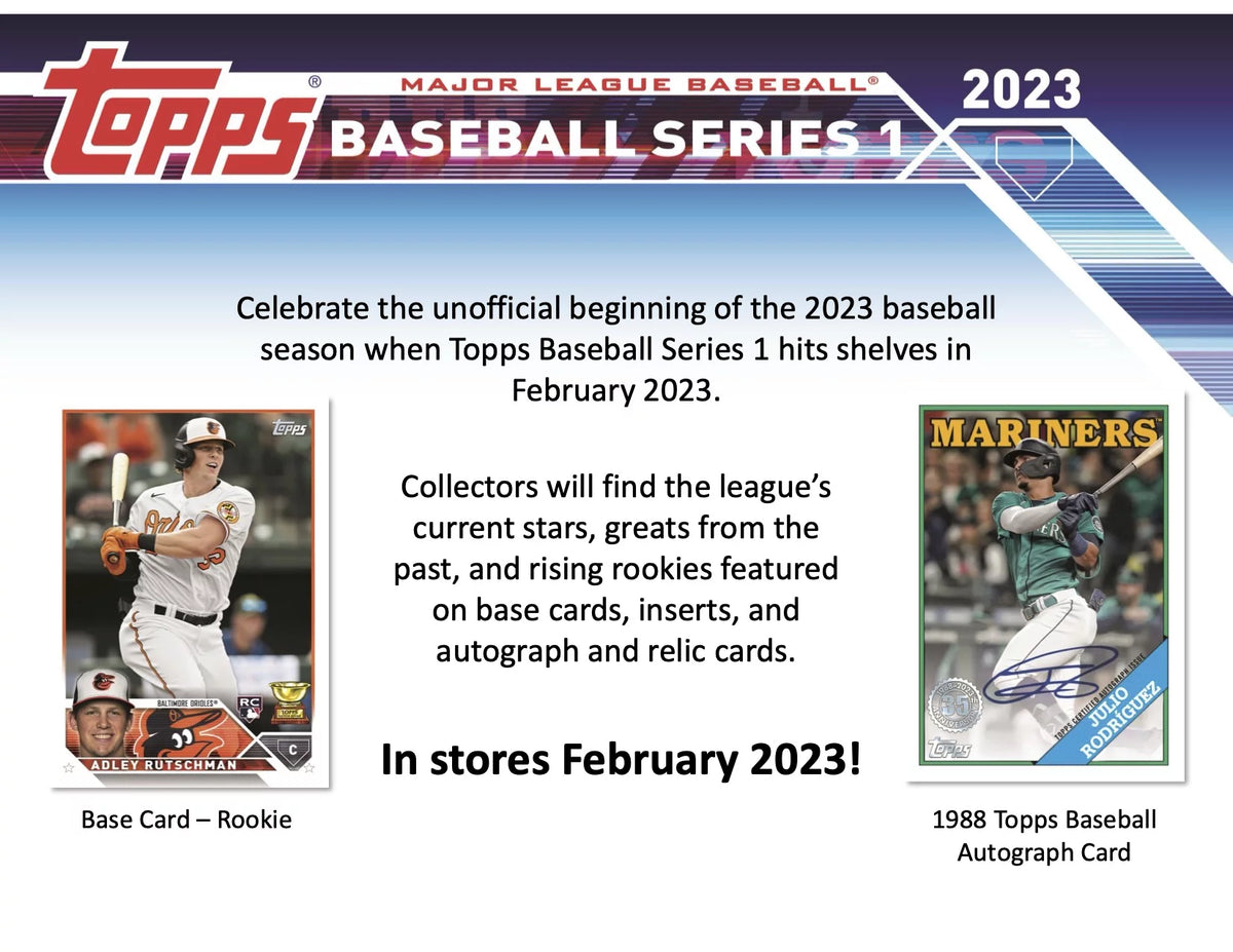Factory Sealed Baseball Retail Display Box W80152