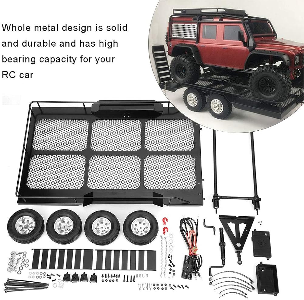1/10 RC Car Trailer with Four Tires H805