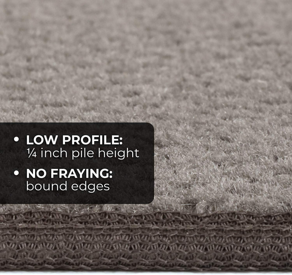 Skid-Resistant Carpet Runner Gray 8 Feet X 27 Inches B9038