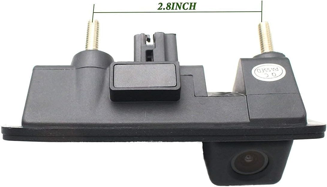 Trunk Handle Backup Camera with Moving Guide Line and 5 AHD TFT LCD Screen Monitor Pack of 2 X954
