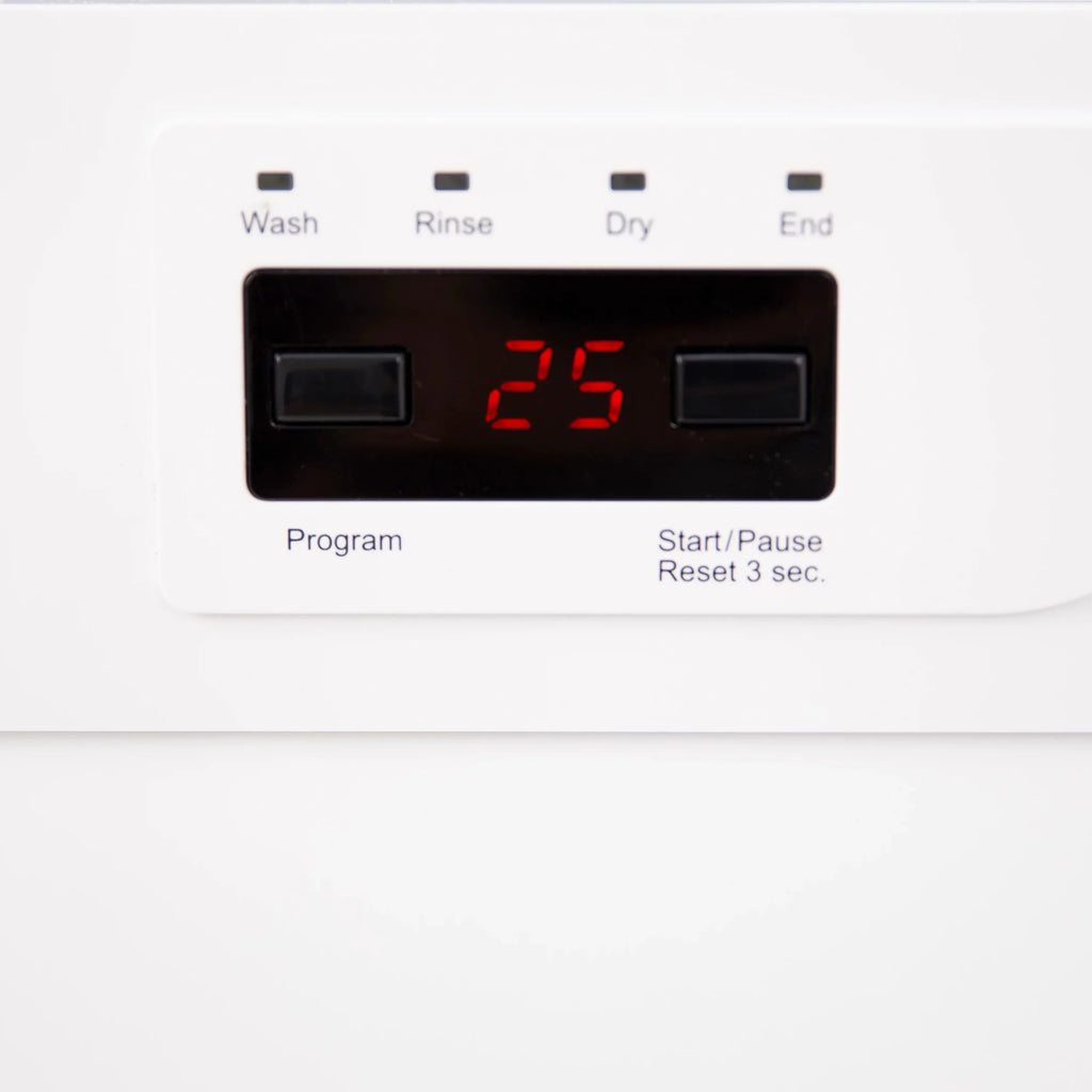 24" Front Control White Dishwasher W4392