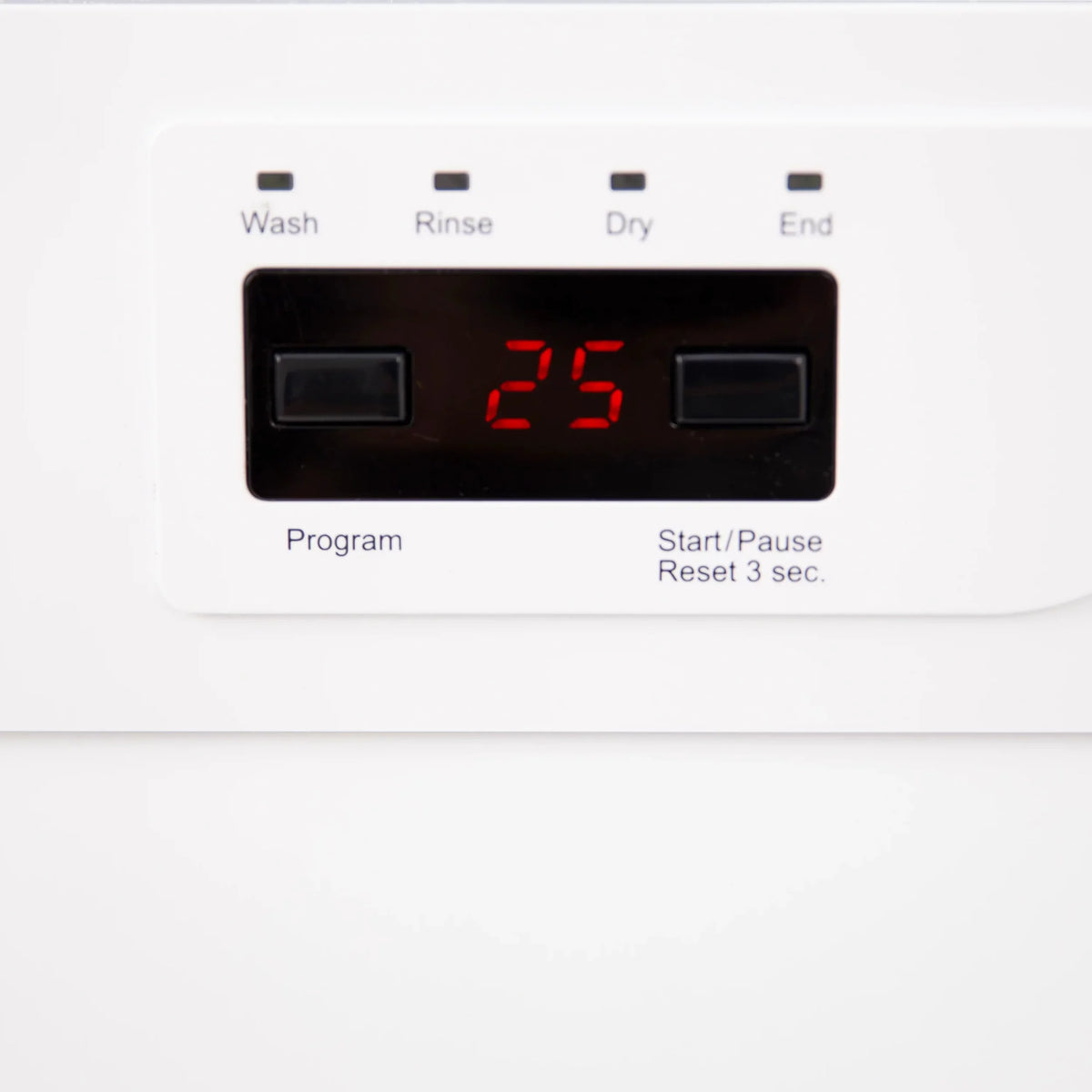 24" Front Control White Dishwasher W4392