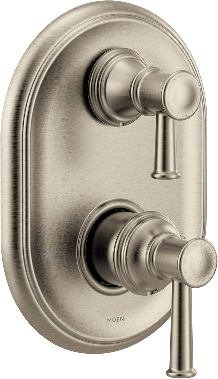 Polished Nickel 2-Handle Shower Trim with Integrated Transfer K18789