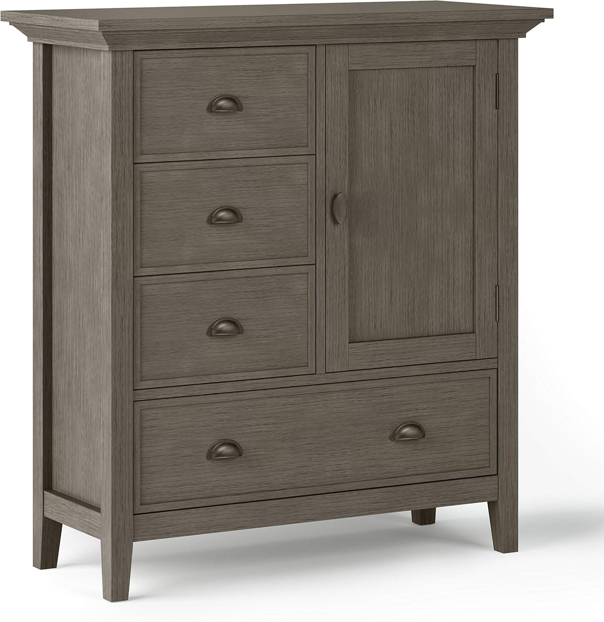 Solid Wood 39 inch Wide Storage Cabinet with 3 Drawers V1897