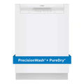 White Front Control Tall Tub Dishwasher with Stainless Steel Tub L65156