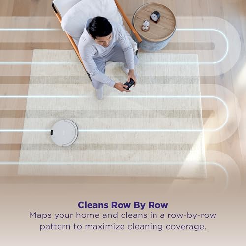 Robot Vacuum and Self-Empty Base with Bagless 60-Day Capacity, Grey T174