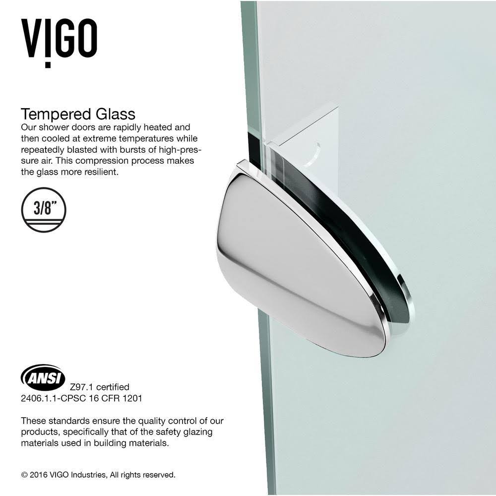 Frameless Neo-Angle Shower Enclosure with Low-Profile Base G5340