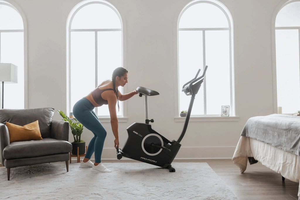 Recumbent Exercise Bike with Display and Tablet Holder F5524