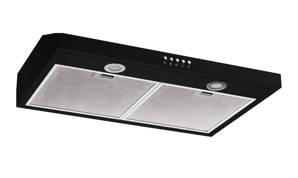 Black Convertible Under Cabinet Range Hood O21698