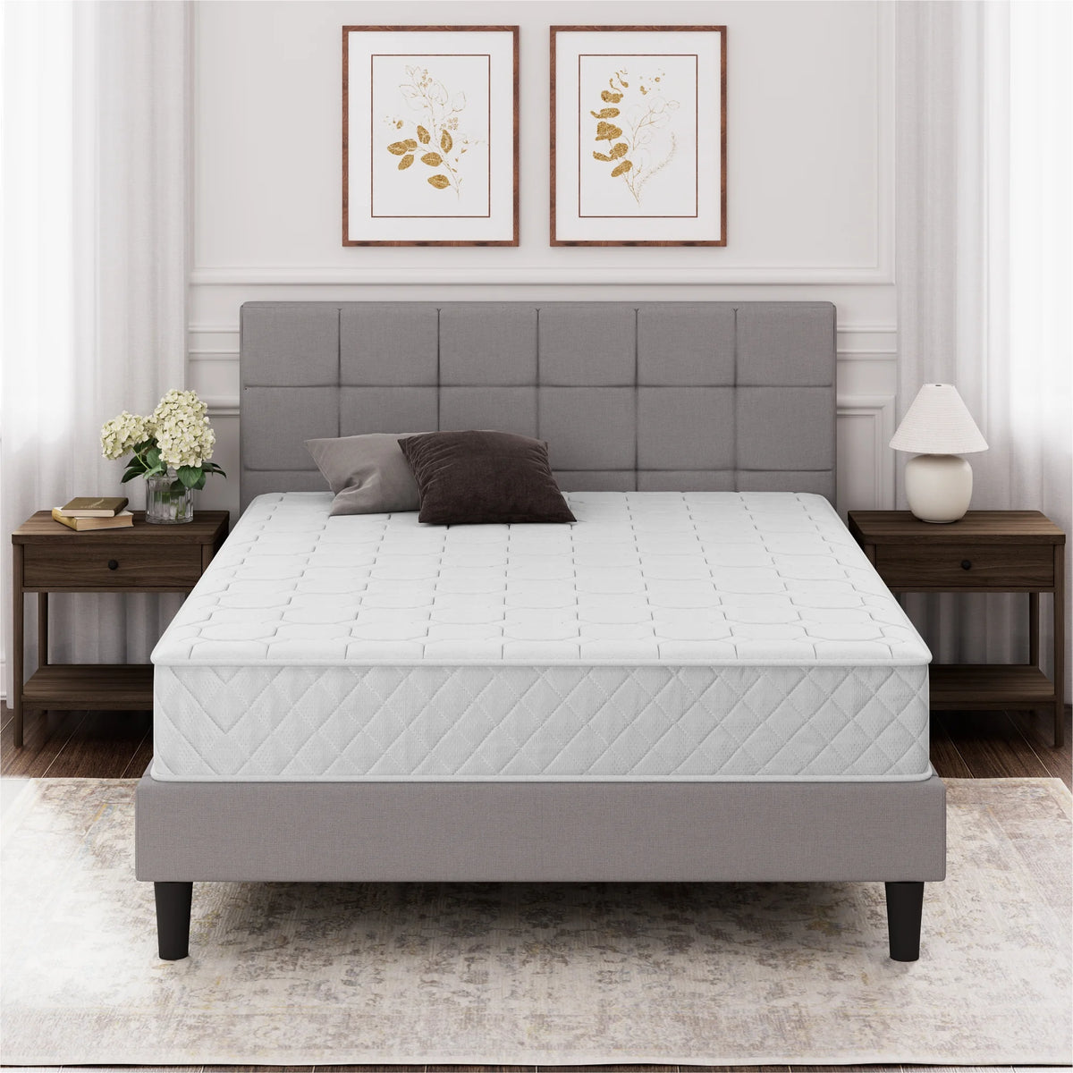 8 Quilted Hybrid Foam and Pocket Spring Mattress Twin-XL R155