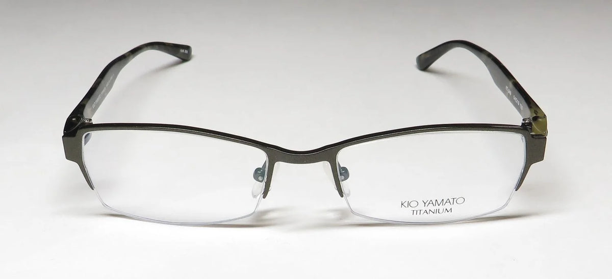 Titanium Half-Rimless Eyeglass Frame Y908436