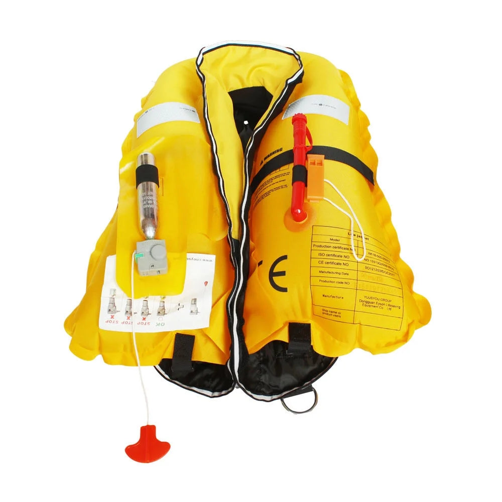 Manual Inflatable Life Jacket Life Vest PFD D402903