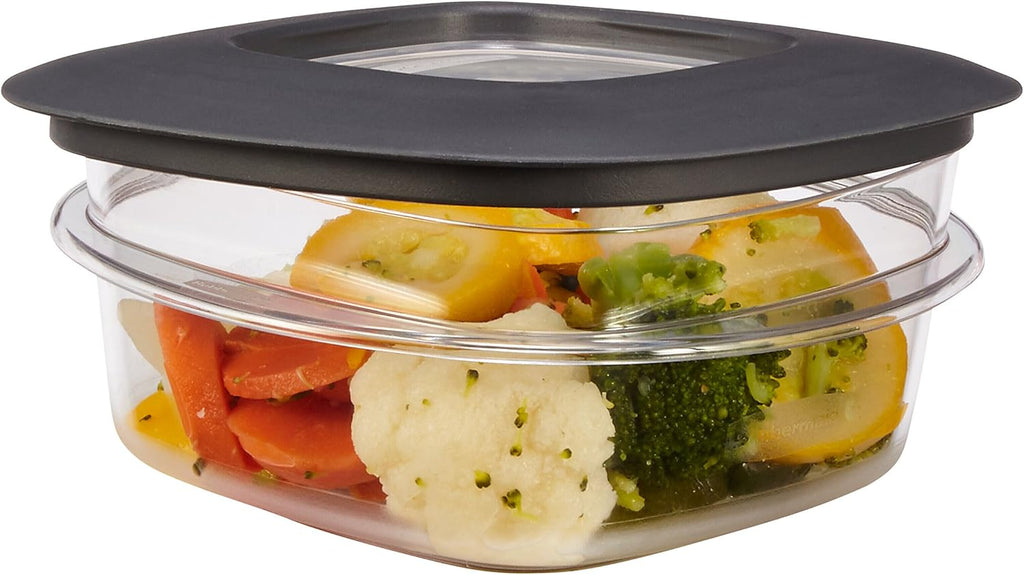 1.25 Cup Gray Food Storage Containers J82446