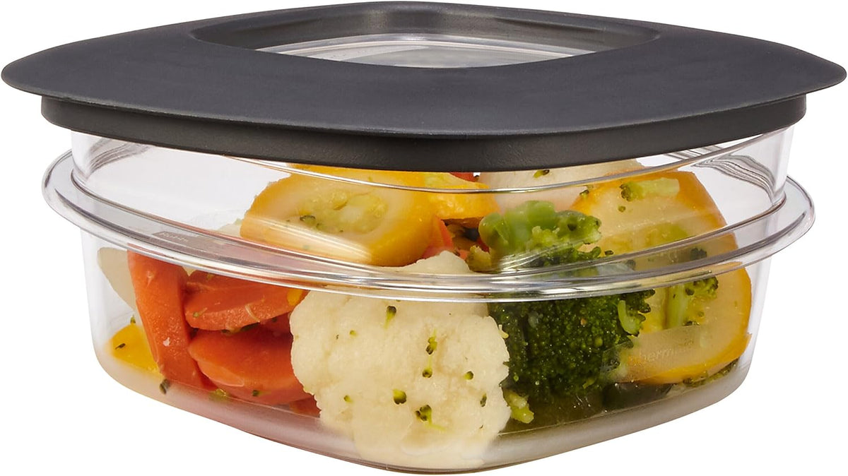 1.25 Cup Gray Food Storage Containers J82446