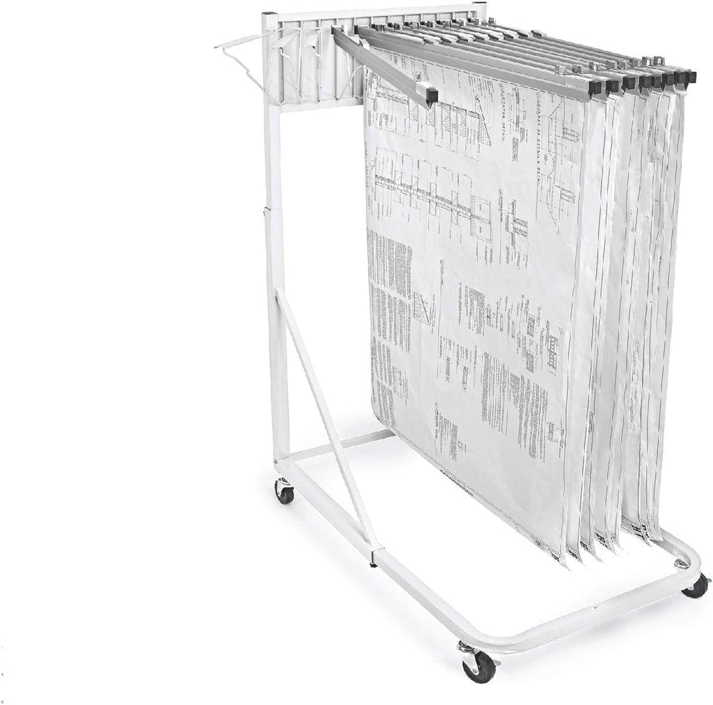 Vertical Blueprint Storage Rack and Plans Holder N871249