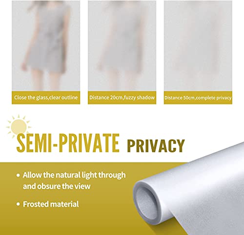 Floral Yellow Window Privacy Film, 17.7 inch by 23.6 inch Y89300