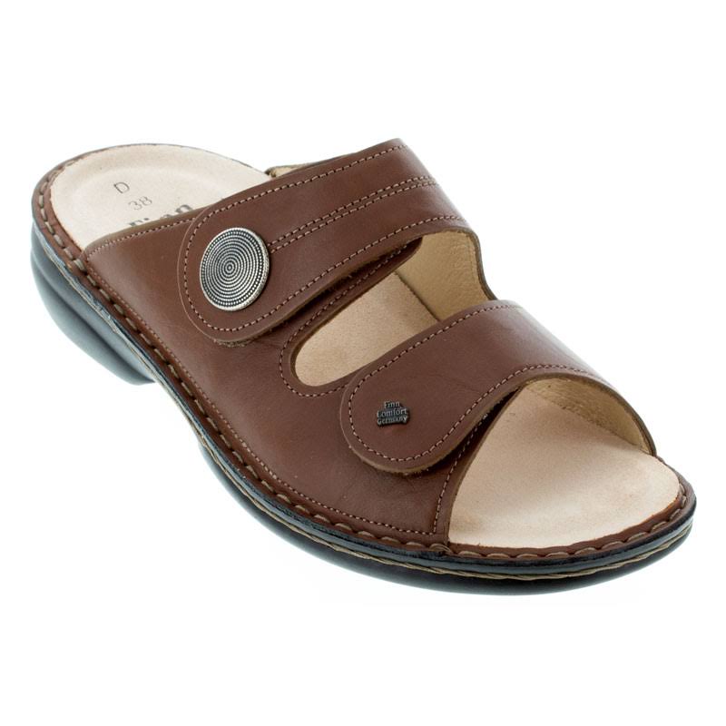 Cognac Leather Soft Footbed Shoes P5810