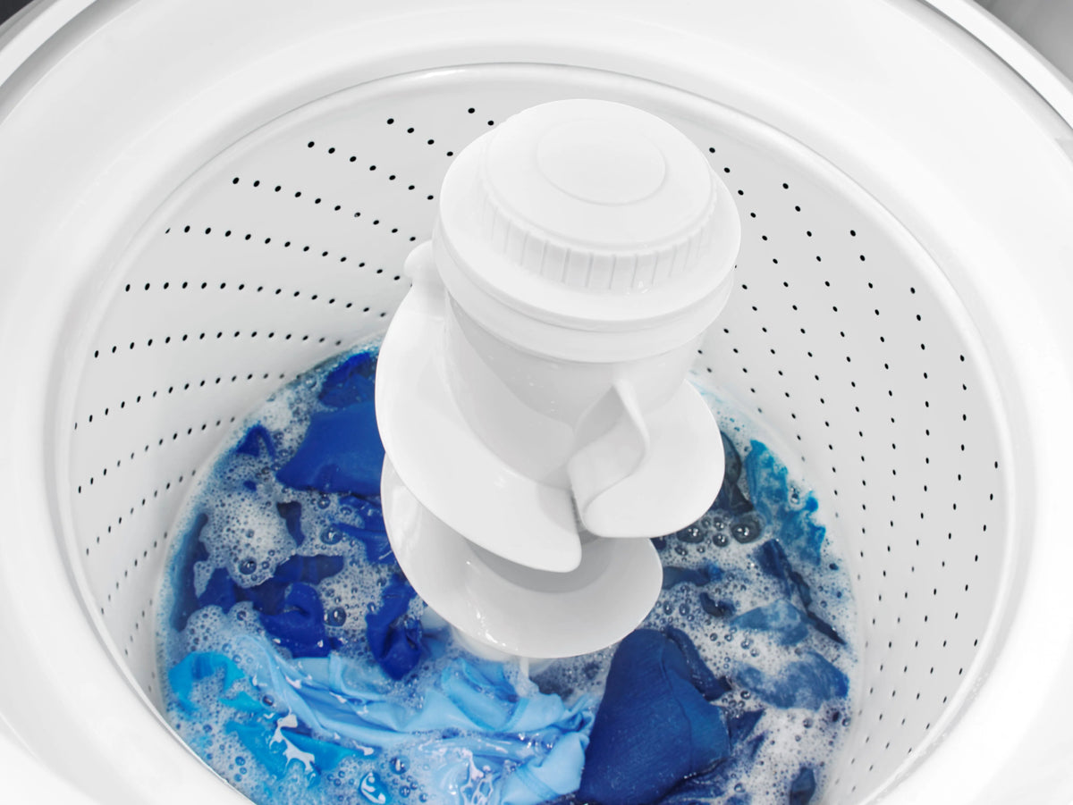 White Top-Load Washer with Dual Action Agitator, 3.5 Cu. ft. Capacity C318952