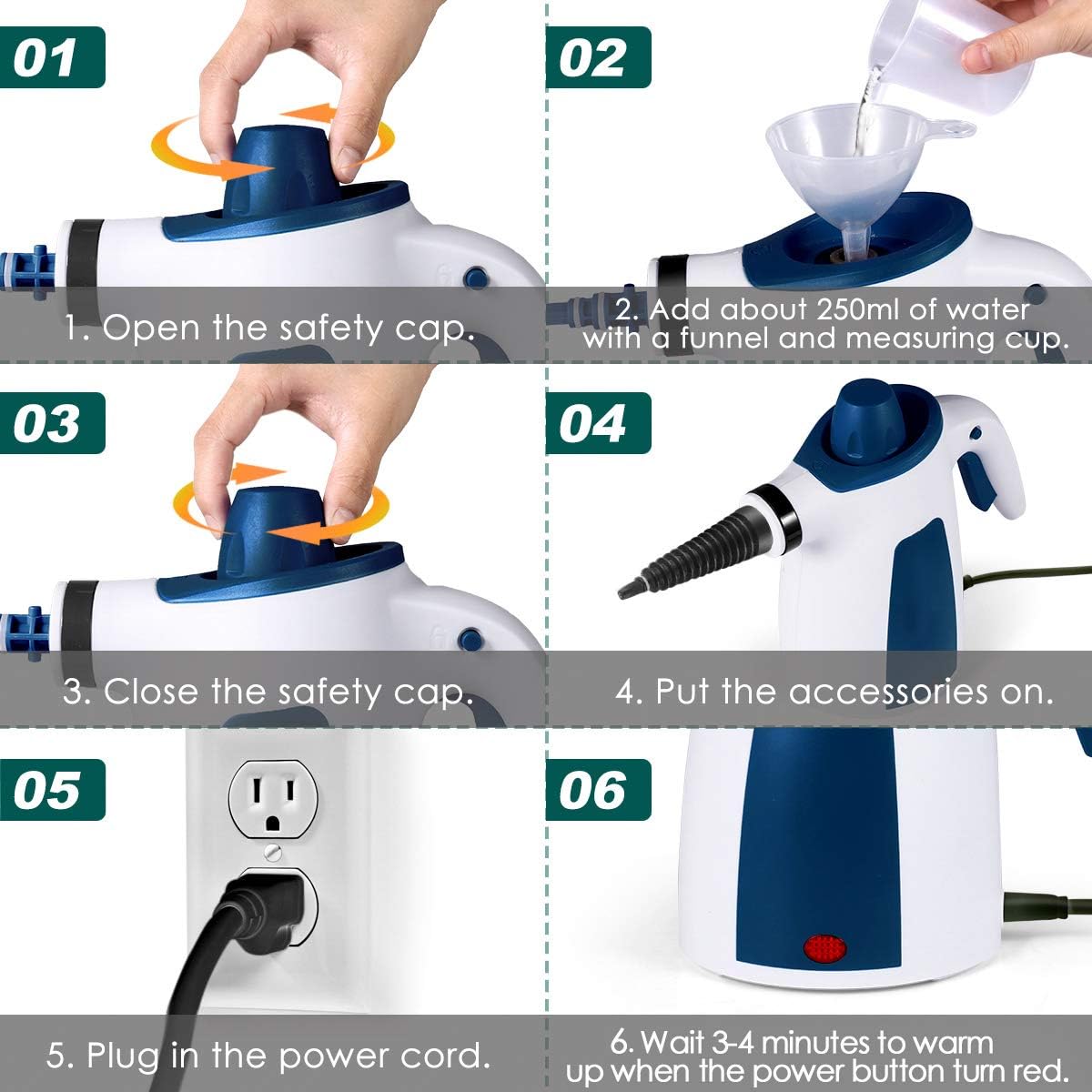 Handheld Steam Cleaner Pack of 2 P1070